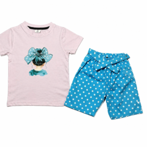 Tinyz• “Little Miss Bow Style” 💙2 piece